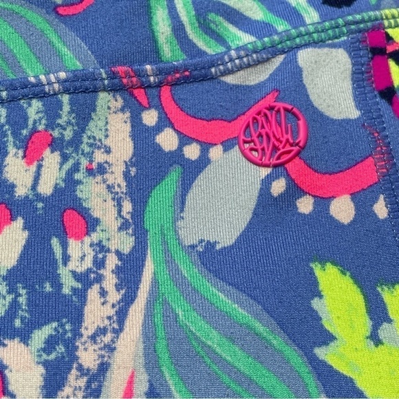Lilly Pulitzer Luxletic UPF50 Cropped Leggings fantasy garden XS - Picture 5 of 7